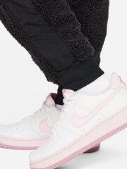 Nike Black Club Fleece Winterized Cosy Borg Joggers - Image 6 of 8