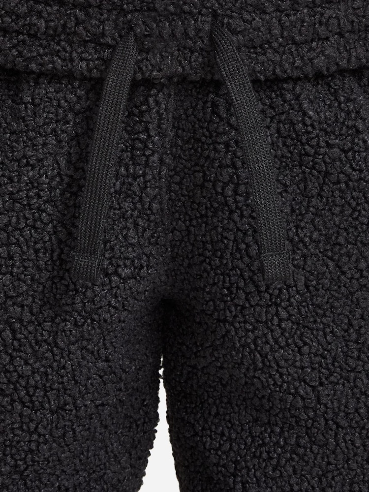 Nike Black Club Fleece Winterized Cosy Borg Joggers - Image 8 of 8