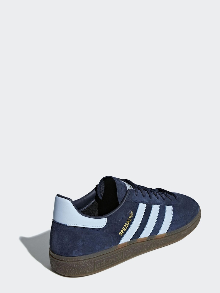 adidas Originals Navy Handball Spezial Trainers - Image 4 of 7