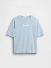 Gap Blue RIvals Marvel Oversized Graphic Short Sleeve T-Shirt (4-13yrs) - Image 1 of 3