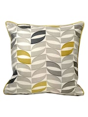 Fusion Yellow 100% Cotton Copeland Cushion - Image 1 of 4