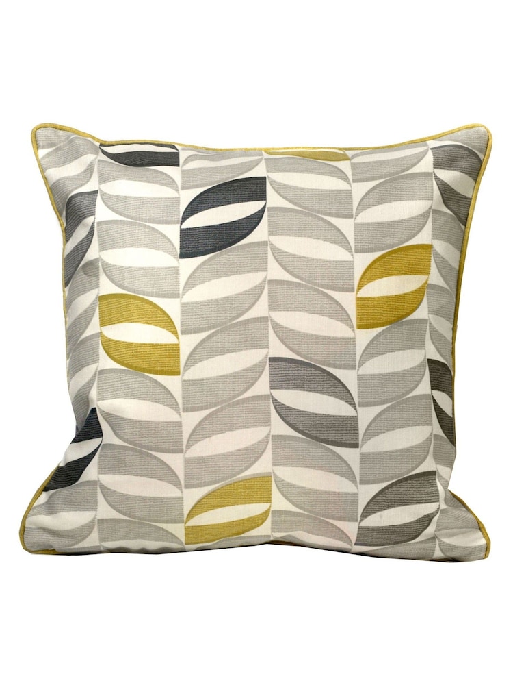 Fusion Yellow 100% Cotton Copeland Cushion - Image 1 of 4 Fusion Yellow 100% Cotton Copeland Cushion - Image 1 of 4