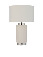 Searchlight White Kaffir Ceramic Table Lamp - Image 4 of 4