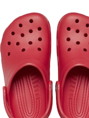 Crocs Red Kids Unisex Classic Clogs - Image 7 of 7