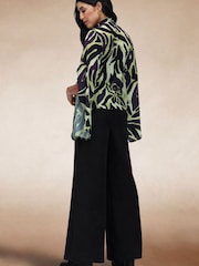 Hot Squash Statement Sleeve Blus med flugor - Bild 2 av 8