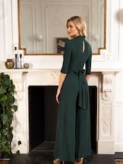 Hot Squash Wrap Wide Leg Jumpsuit - Obrázek 2 z 5