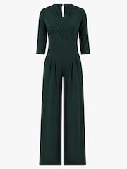 Hot Squash Wrap Wide Leg Jumpsuit - Obrázek 5 z 5