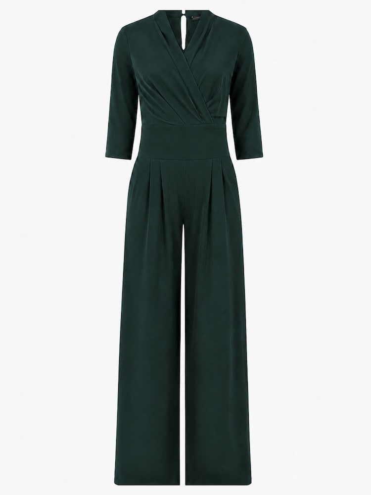 Hot Squash Wrap Wide Leg Jumpsuit - Obrázek 5 z 5