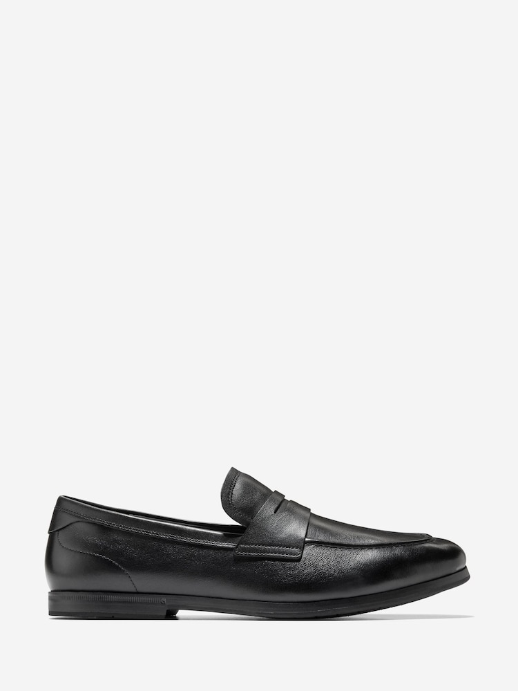Cole Haan Black Wyeth Grand Penny Loafers - Image 1 of 6 Cole Haan Black Wyeth Grand Penny Loafers - Image 1 of 6