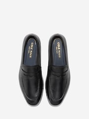 Cole Haan Black Wyeth Grand Penny Loafers - Image 5 of 6