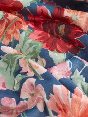 Laura Ashley Navy Dahlia Print Pyjamas - Image 9 of 9