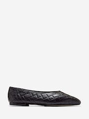 Cole Haan Black Jasleen Quilted Ballet Flats - Image 1 of 6