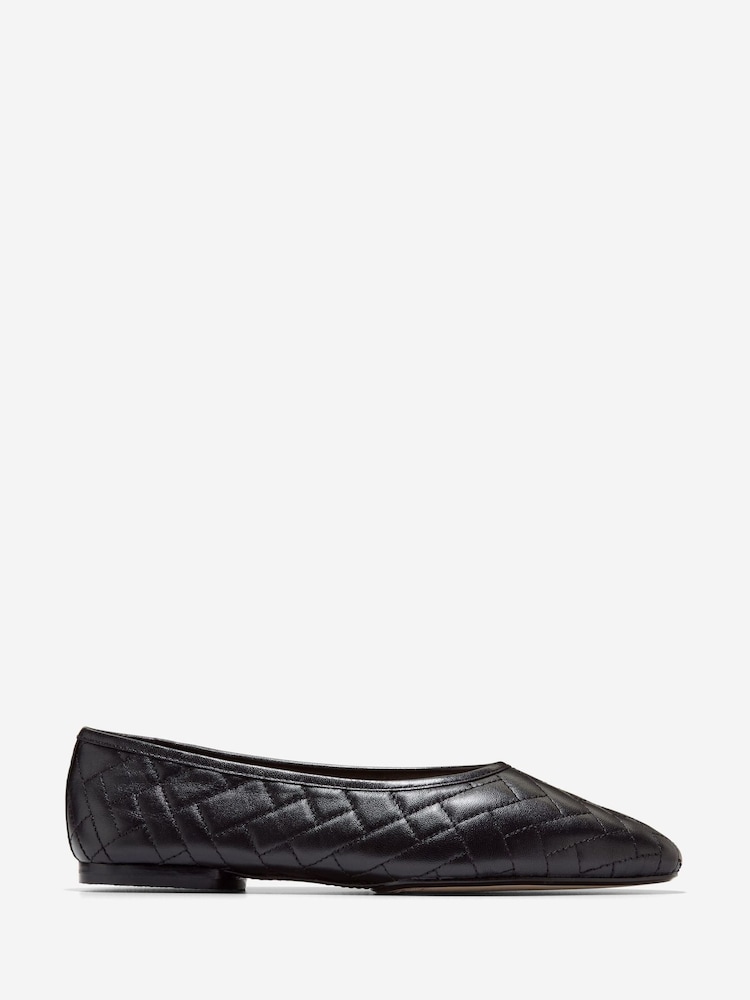 Cole Haan Black Jasleen Quilted Ballet Flats - Image 1 of 6 Cole Haan Black Jasleen Quilted Ballet Flats - Image 1 of 6