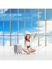 Flight Knight 45x36x20cm EasyJet Underseat 4 Wheel ABS Hard Case Cabin Carry On Hand Luggage - Image 2 of 7