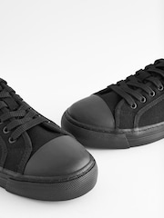 Black Forever Comfort® Canvas Baseball Trainers - Image 8 of 9