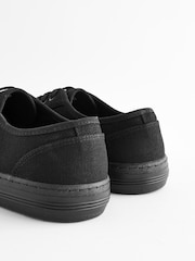 Black Forever Comfort® Canvas Baseball Trainers - Image 9 of 9