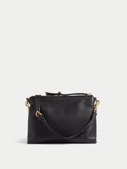 Jigsaw Black Pebble Leather Ava Cross-Body Bag - Image 4 of 5