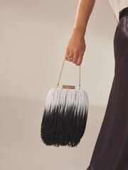 Svart/Vit - Ombre Tassel Kuvertväska Väska - Bild 2 av 4