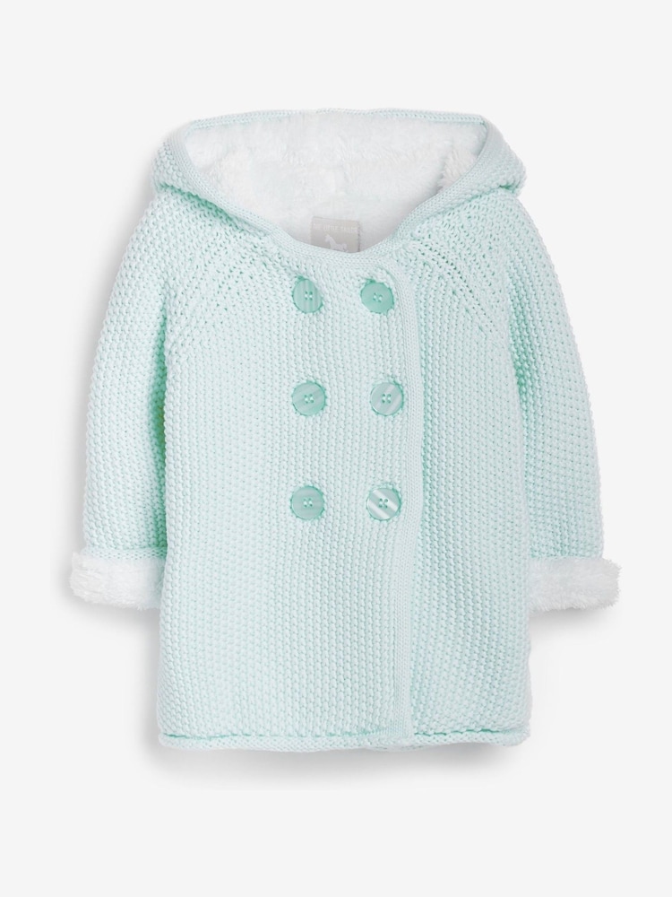 The Little Tailor Baby 100% Cotton Plush Lined Pixie Pram Coat - Image 1 of 4 The Little Tailor Baby 100% Cotton Plush Lined Pixie Pram Coat - Image 1 of 4