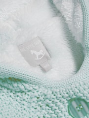 Синий - The Little Tailor Пальто для коляски Pixie из младенца 100% хлопка с плюшевой подкладкой - Изображение 4 из 4