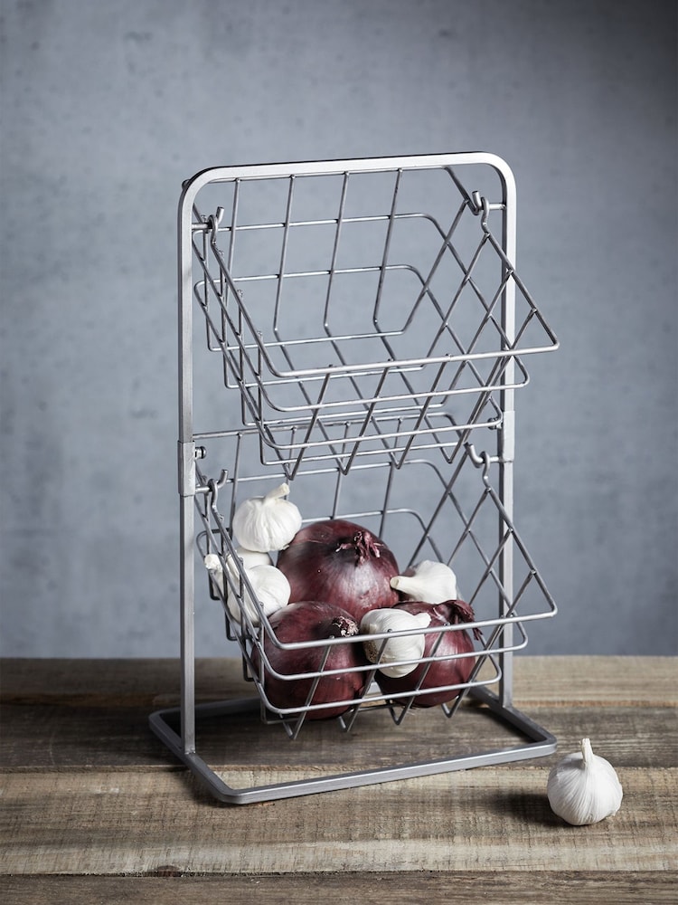 سلة تخزين مستويين 2 من Industrial Kitchen - صورة 1 من 3 سلة تخزين مستويين 2 من Industrial Kitchen - صورة 1 من 3