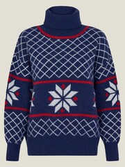 Accessorize Grey Snowflake Knit Jumper - Image 3 of 3