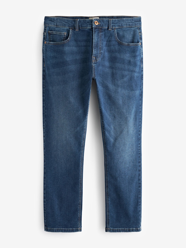 Mittelblau - Einzeln - Slim Fit Classic Stretch-Jeans - Image 6 of 9