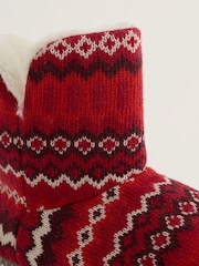 Seasalt Cornwall Red Snooze Slippers - Image 5 of 5
