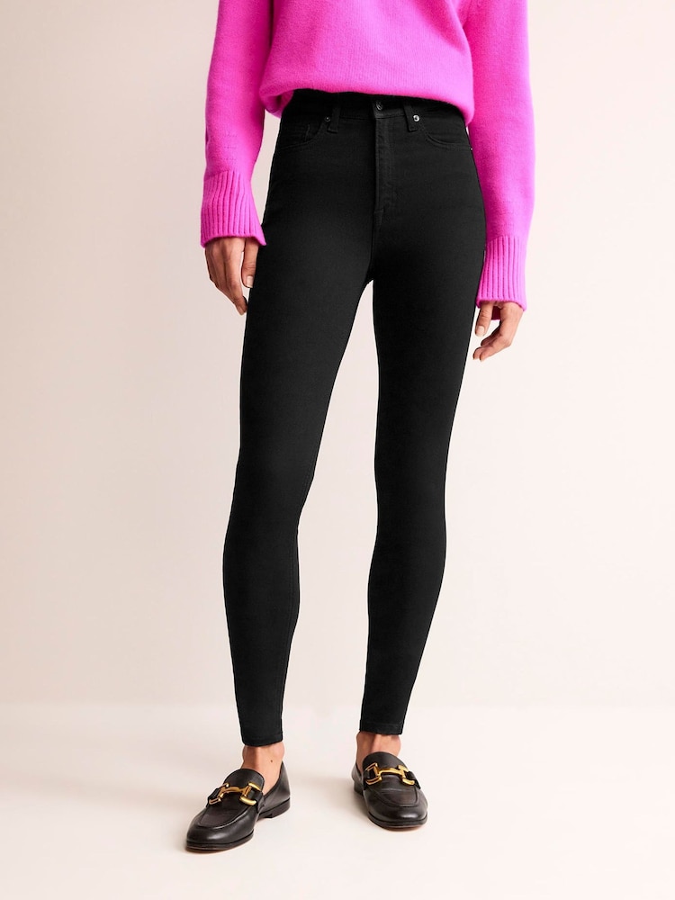 Boden Black High Rise Skinny Jeans - Image 1 of 6