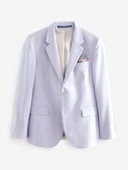 Lilac Purple Slim Fit Motionflex Stretch Suit Jacket - Image 5 of 9