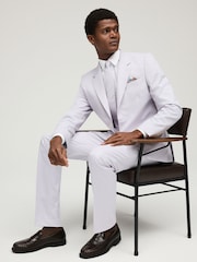 Lilac Purple Slim Fit Motionflex Stretch Suit Jacket - Image 7 of 9