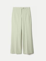 Jigsaw Green Pintuck Tuxedo Trouser - Image 4 of 4
