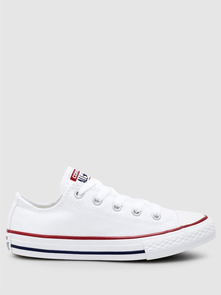 أبيض - حذاء رياضي للأطفال Chuck Taylor All Star Ox من Converse  - صورة 1 من 4