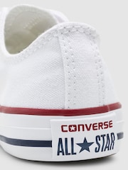 أبيض - حذاء رياضي للأطفال Chuck Taylor All Star Ox من Converse  - صورة 2 من 4