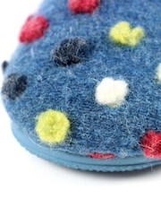 Lunar Light Blue Lunar Montreal Polka Dot Slippers - Image 10 of 11