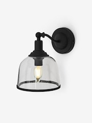 Black Gloucester Mains Operated Wireless Wall Light - Image 6 of 6