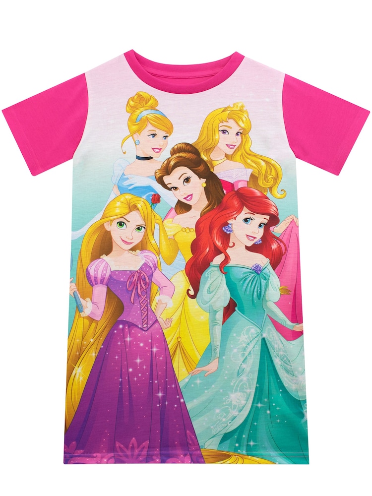 Character Pink Disney Princess Girls Nightdress - Image 1 of 9