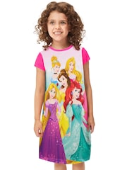 Character Pink Disney Princess Girls Nightdress - Image 6 of 9
