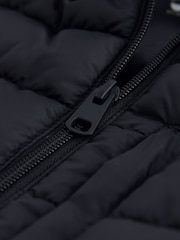 Black Shower Resistant Lightweight Puffer Gilet - Image 8 of 8