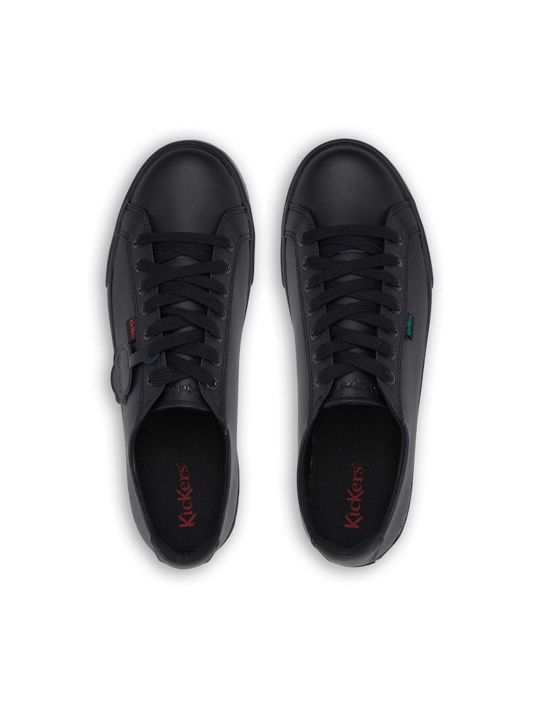 Kickers Black Leather Tovni Lacer Leather Shoes - Image 6 of 6