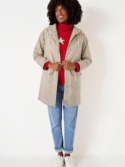 Crew Clothing Company Natural Stone Parka - Image 2 of 4
