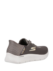 Skechers Brown Slip In GO WALK Flex Hands-Up Trainers - Image 4 of 5