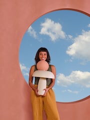 MADE.COM White Eliya Table Lamp - Image 2 of 4