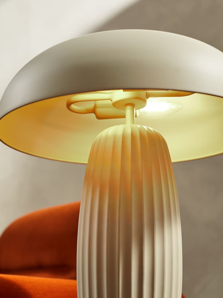 MADE.COM White Eliya Table Lamp - Image 3 of 4