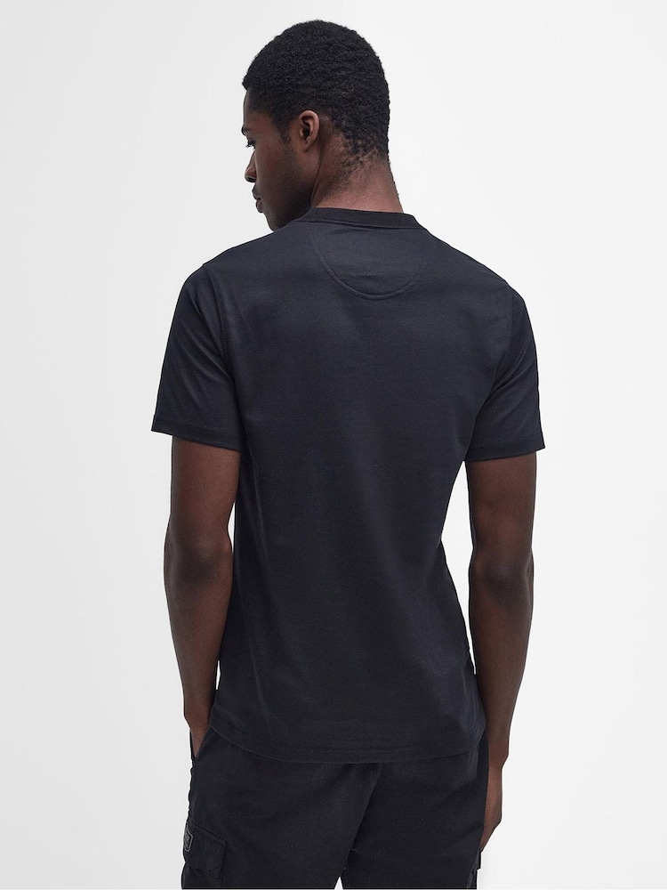 Barbour® International Mens Small Logo 100% Cotton T-Shirt - Image 2 of 7