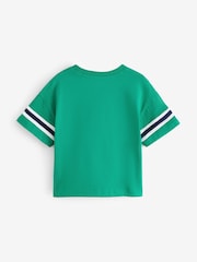 Gap Green Brannan Bear Varsity Graphic Logo Short Sleeve T-Shirt (6mths-5yrs) - Image 2 of 4