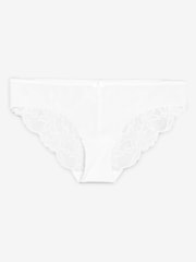 Negro/blanco/nude - Pack de 3 braguitas con diseño que no se marca y parte posterior de encaje - Imagen 4 de 4