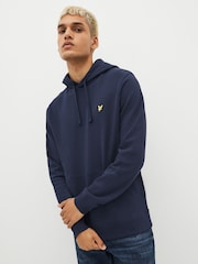 Lyle & Scott Navy Pullover Hoodie - Image 1 of 8