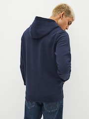 Lyle & Scott Navy Pullover Hoodie - Image 2 of 8