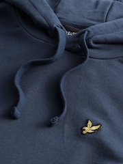 Lyle & Scott Navy Pullover Hoodie - Image 6 of 8